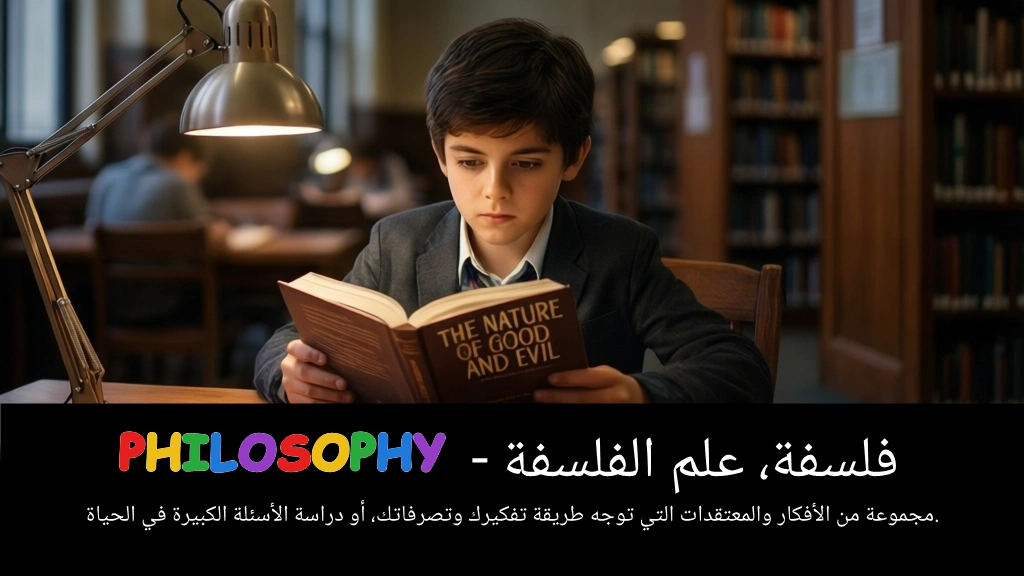 Arabic Illustration for philosophy